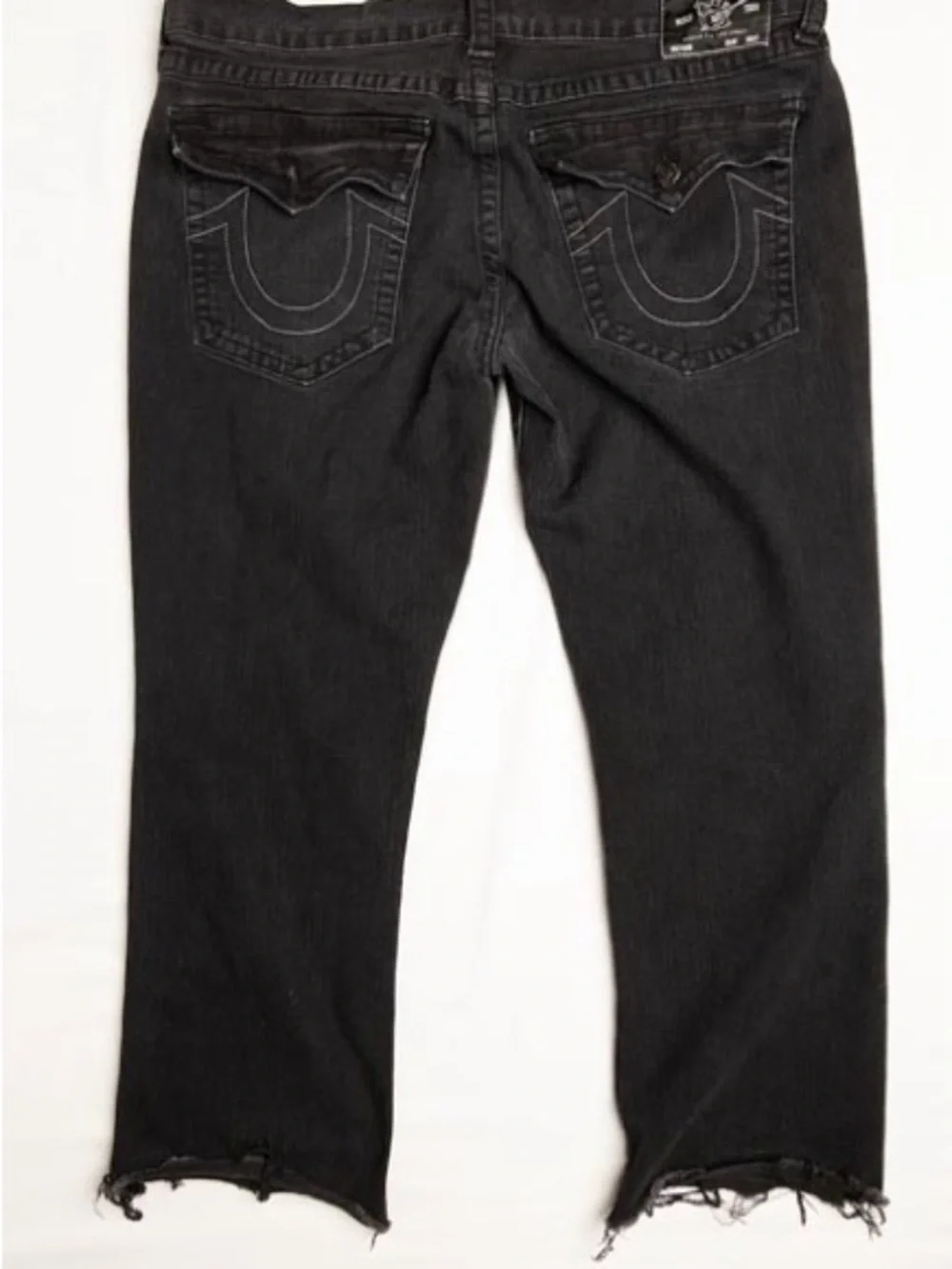 True Religion Men's Black Relaxed Jeans
